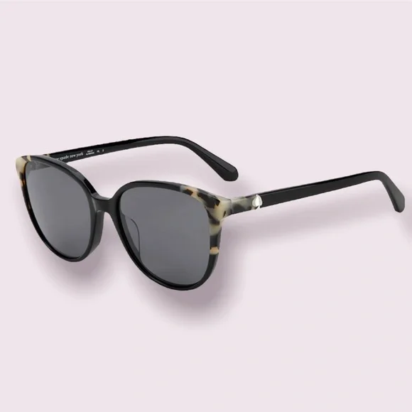 Kate Spade New York Vienne Polarized Round Acetate Hello Sunshine Sunglasses - Picture 2 of 11